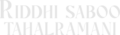 Riddhi Saboo Tahelramani